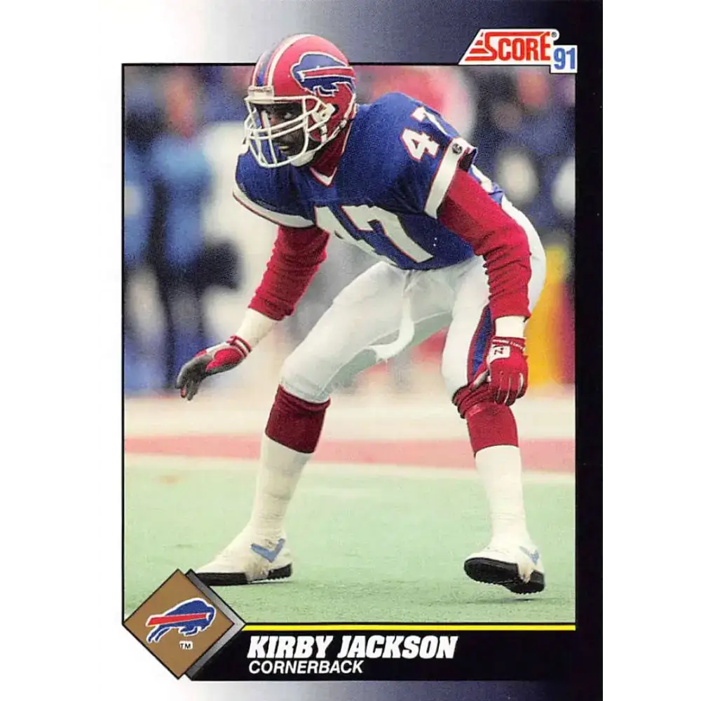 1991 Score #533 Kirby Jackson EX Excellent RC Rookie Buffalo Bills Football Card