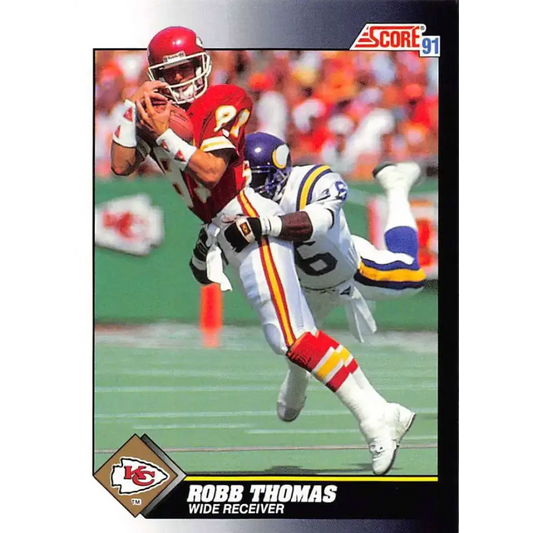 1991 Score #534 Robb Thomas EX Excellent Kansas City Chiefs Football Card - Football Card Single