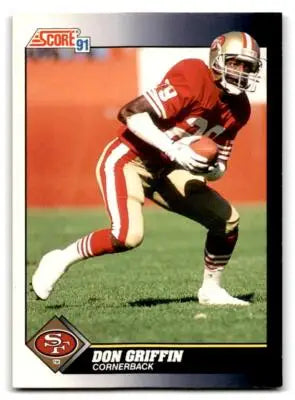 1991 Score #535 Don Griffin - Football Card Single