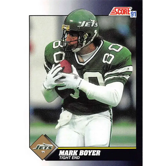 1991 Score #549 Mark Boyer EX Excellent New York Jets Football Card - Football Card Single