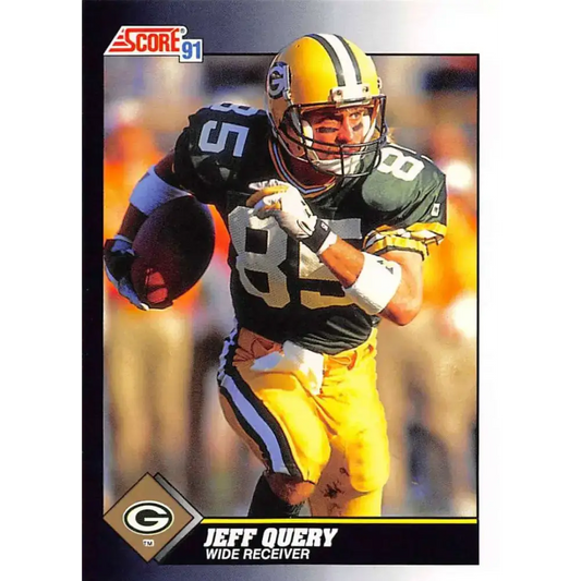 1991 Score #550 Jeff Query EX Excellent Green Bay Packers Football Card