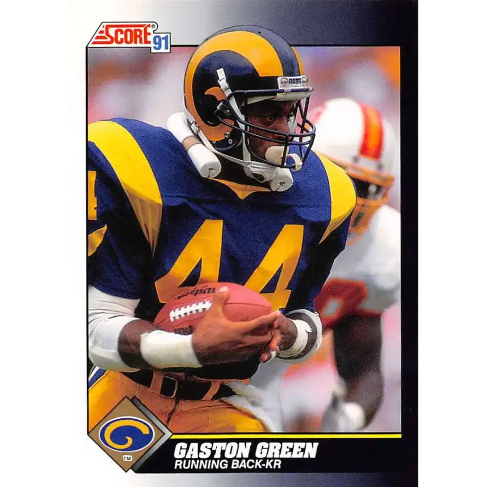 1991 Score #554 Gaston Green EX Excellent Los Angeles Rams Football Card - Football Card Single