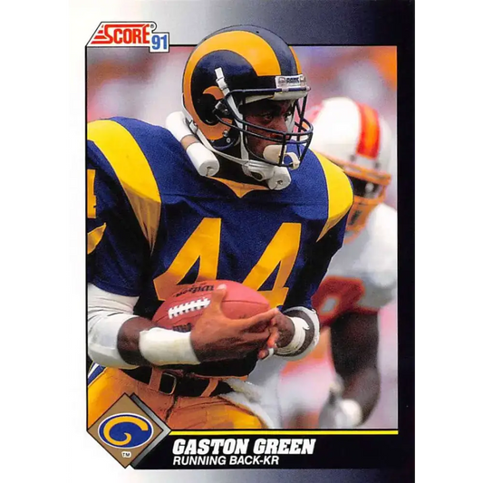 1991 Score #554 Gaston Green EX Excellent Los Angeles Rams Football Card