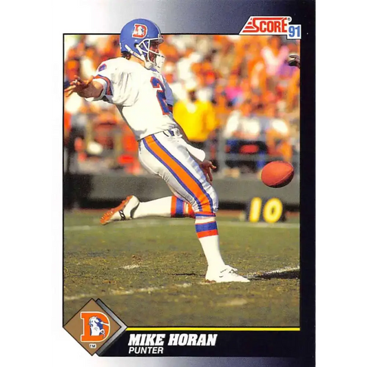 1991 Score #558 Mike Horan EX Excellent Denver Broncos Football Card