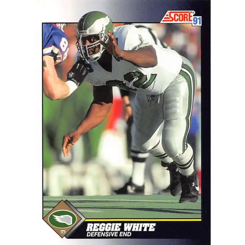 1991 Score #560 Reggie White EX Excellent Philadelphia Eagles Football Card - Football Card Single