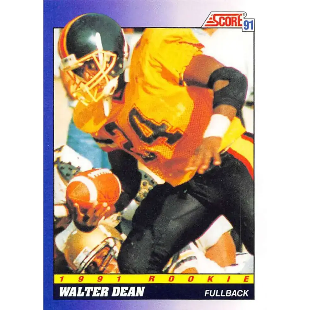 1991 Score #567 Walter Dean EX Excellent Green Bay Packers Football Card - Football Card Single