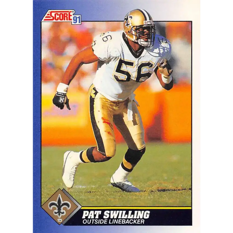 1991 Score #57 Pat Swilling EX Excellent New Orleans Saints Football Card - Football Card Single