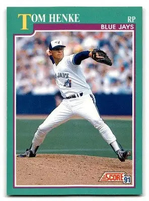 1991 Score #579 Tom Henke - Baseball Card Single