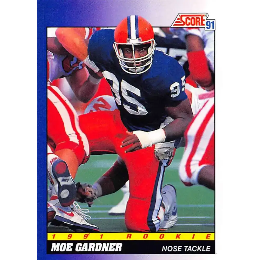 1991 Score #594 Moe Gardner EX Excellent RC Rookie Illinois Fighting Illini Football Card - Football Card Single