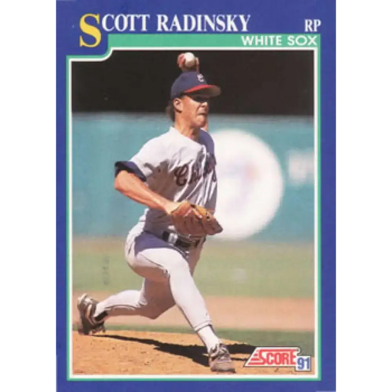 1991 Score #62 Scott Radinsky NM-MT Chicago White Sox Baseball Card - Baseball Card Single