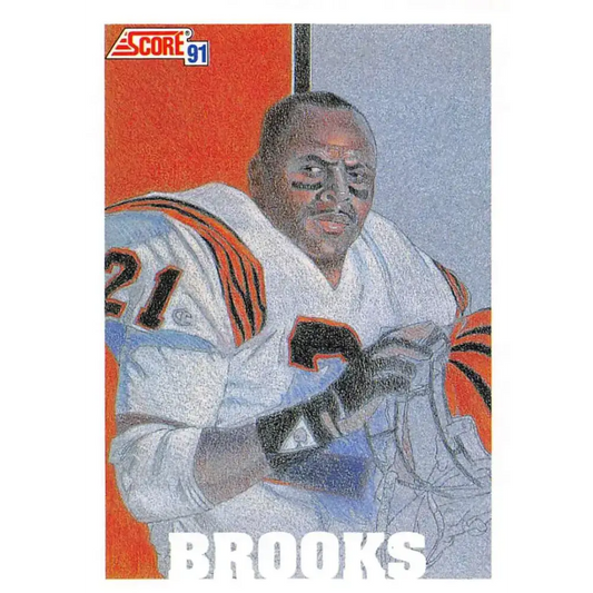 1991 Score #622 James Brooks EX Excellent Cincinnati Bengals Football Card - Football Card Single