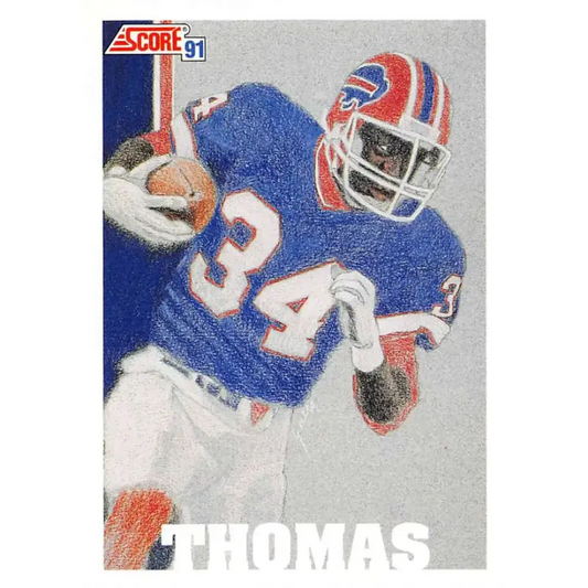 1991 Score #623 Thurman Thomas EX Excellent Buffalo Bills Football Card