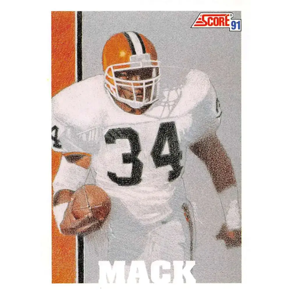 1991 Score #625 Kevin Mack EX Excellent Cleveland Browns Football Card - Football Card Single