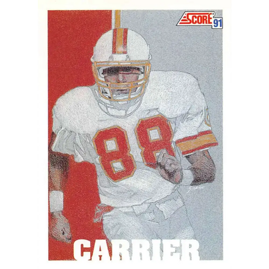 1991 Score #626 Mark Carrier EX Excellent Tampa Bay Buccaneers Football Card - Football Card Single
