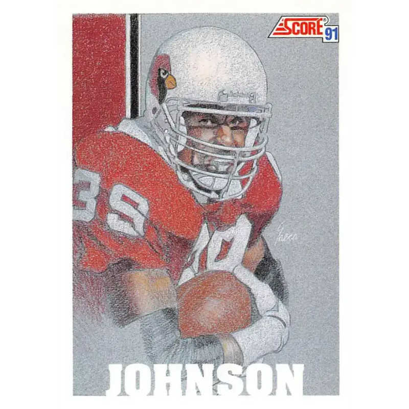1991 Score #627 Johnny Johnson EX Excellent Phoenix Cardinals Football Card - Football Card Single