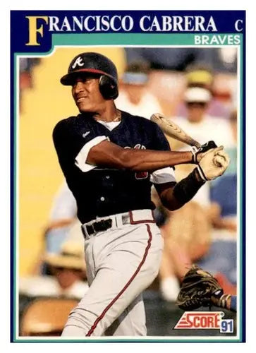 1991 Score #63 Francisco Cabrera EX/NM - Baseball Card Single