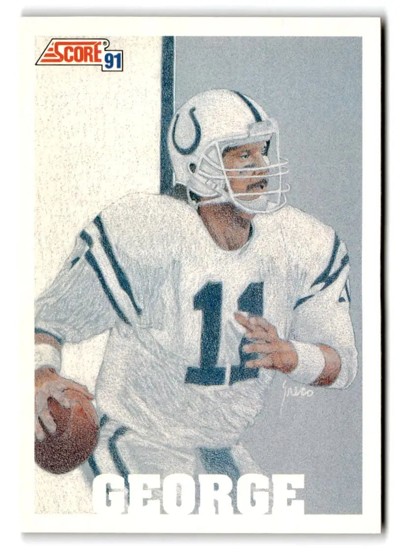 1991 Score #630 Jeff George - Football Card Single