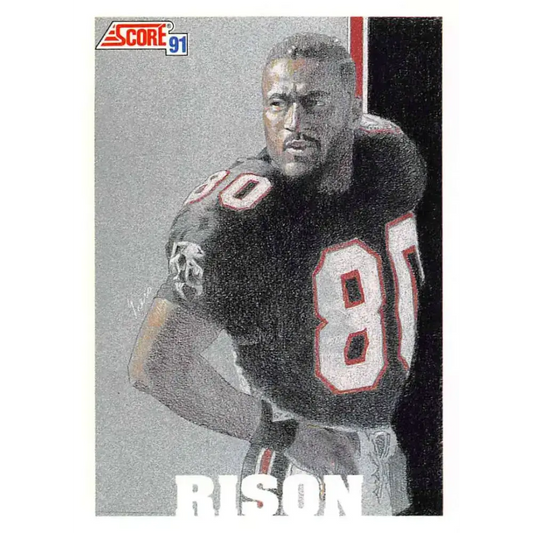 1991 Score #634 Andre Rison EX Excellent Atlanta Falcons Football Card - Football Card Single