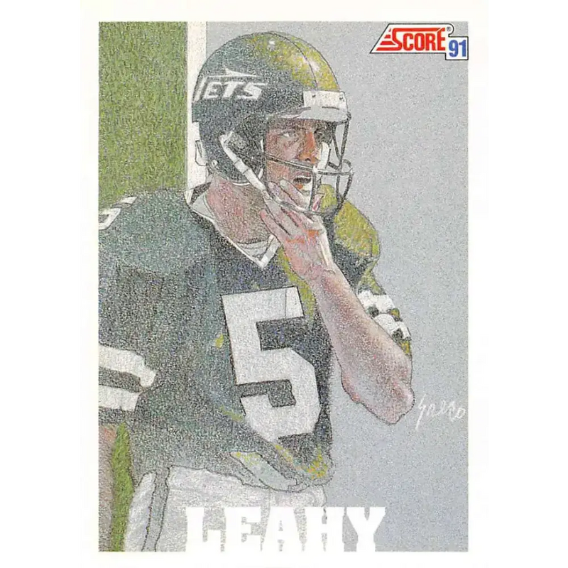 1991 Score #636 Pat Leahy EX Excellent New York Jets Football Card - Football Card Single