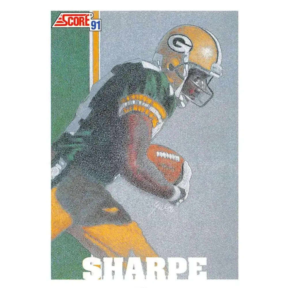 1991 Score #639 Sterling Sharpe EX Excellent Green Bay Packers Football Card - Football Card Single