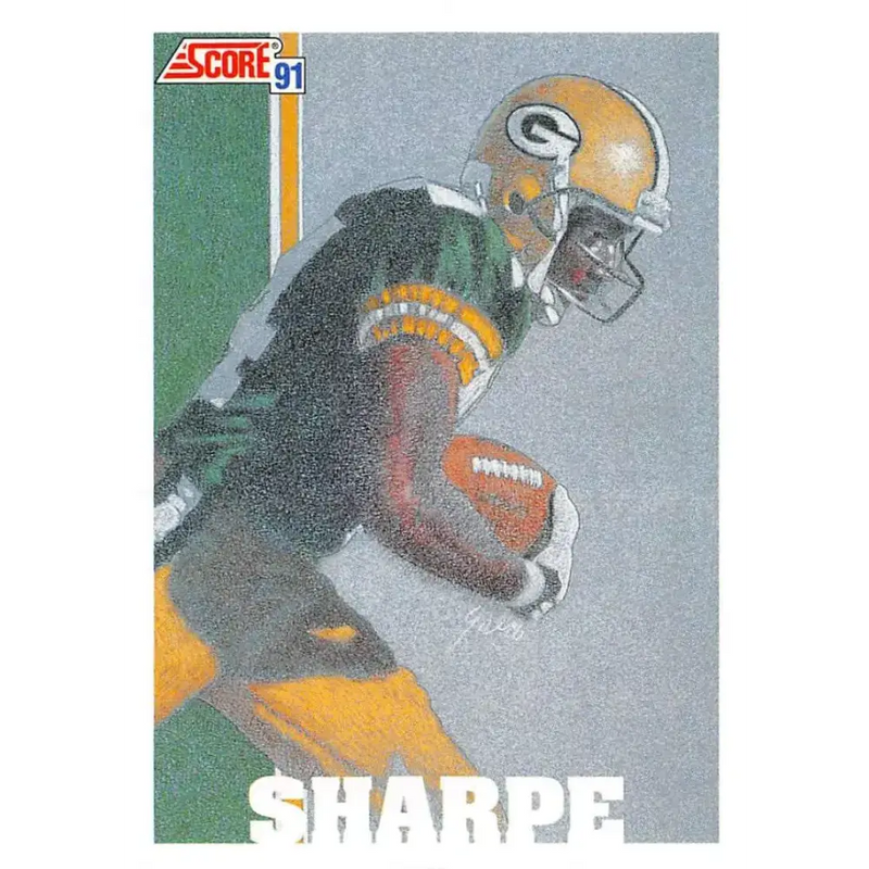 1991 Score #639 Sterling Sharpe EX Excellent Green Bay Packers Football Card - Football Card Single