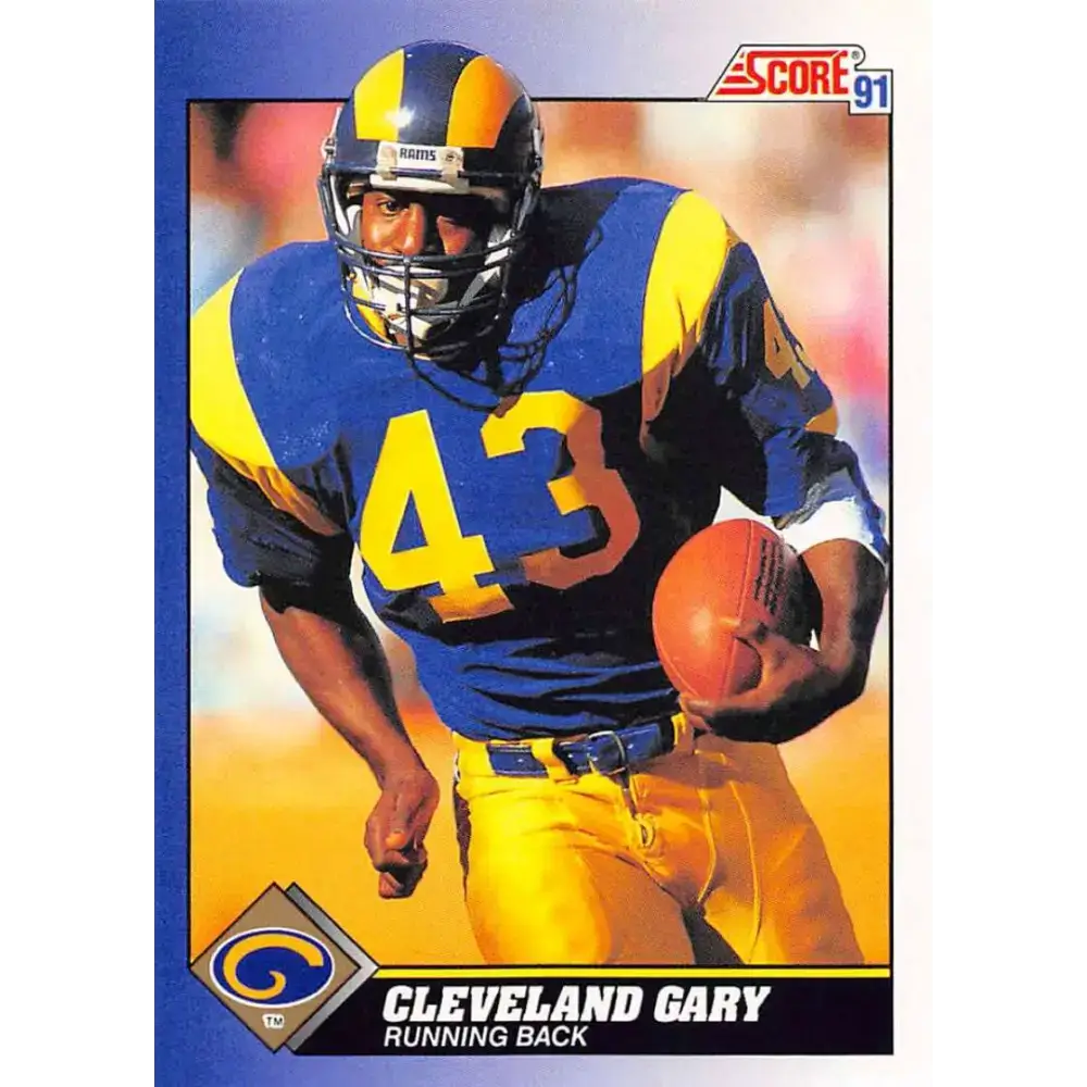1991 Score #64 Cleveland Gary EX Excellent Los Angeles Rams Football Card - Football Card Single