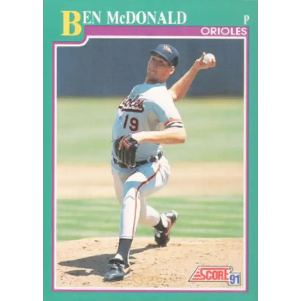 1991 Score #645 Ben McDonald NM-MT Baltimore Orioles Baseball Card - Baseball Card Single