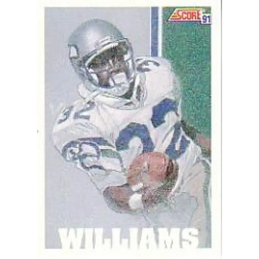 1991 Score #645 John L. Williams EX Excellent Seattle Seahawks Football Card - Football Card Single