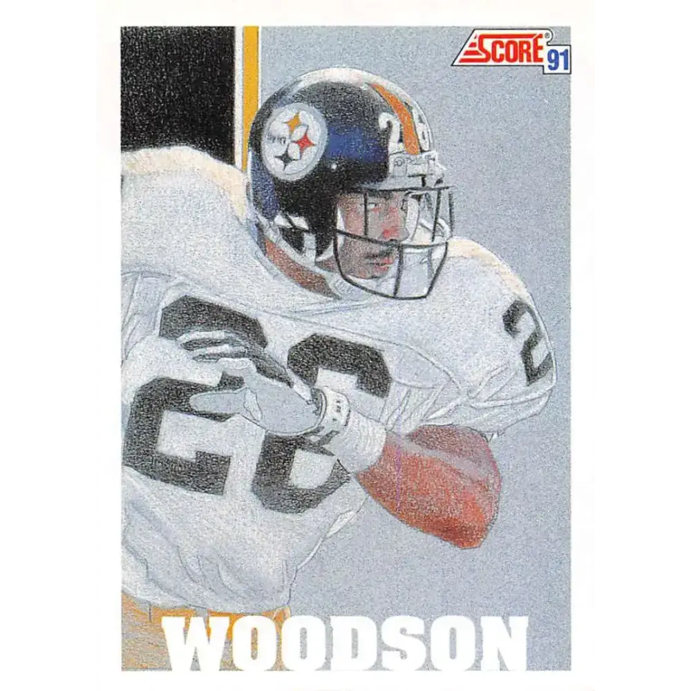 1991 Score #646 Rod Woodson EX Excellent Pittsburgh Steelers Football Card - Football Card Single