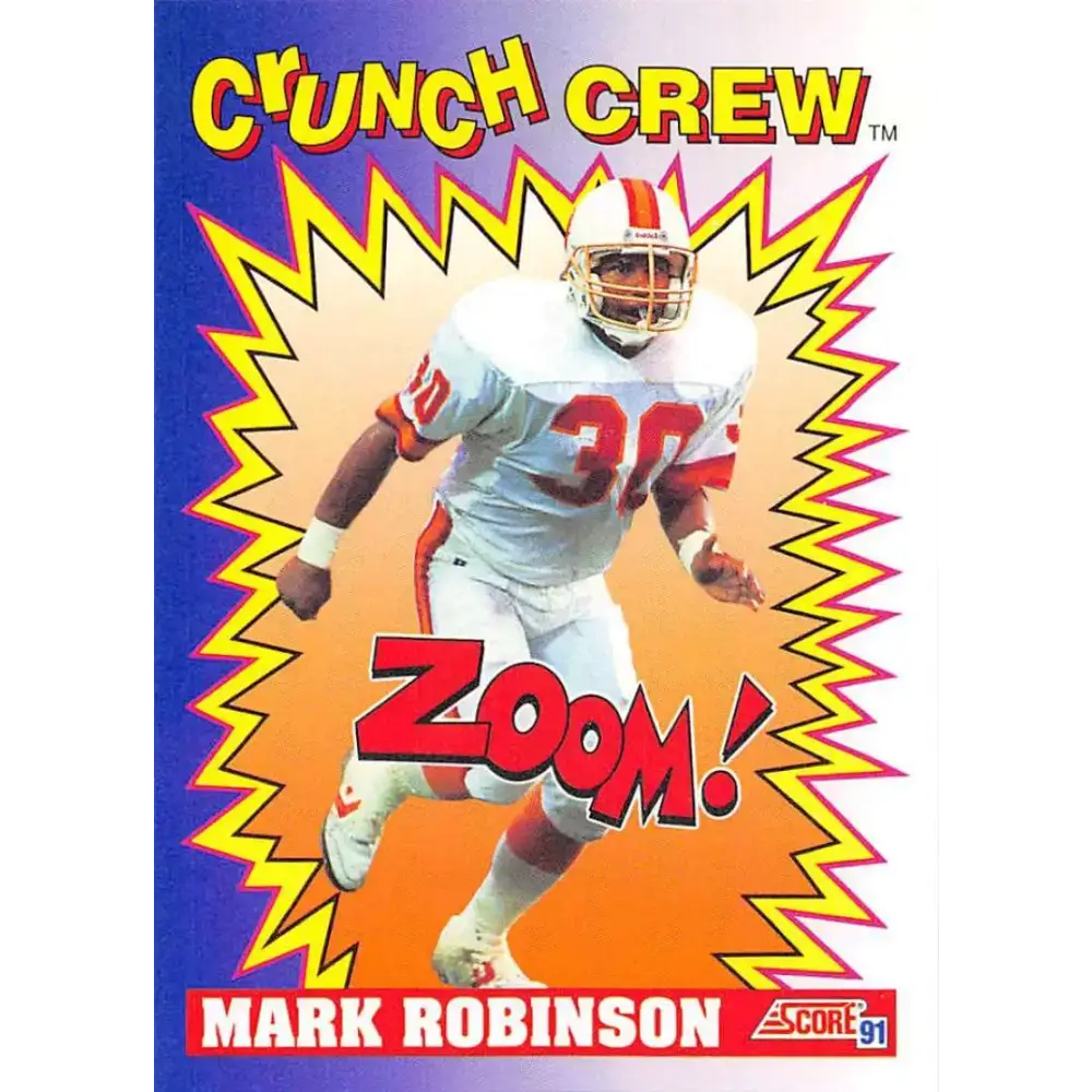 1991 Score #653 Mark Robinson EX Excellent Tampa Bay Buccaneers Football Card - Football Card Single