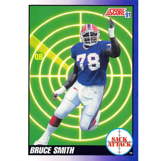 1991 Score #660 Bruce Smith EX Excellent Buffalo Bills Football Card