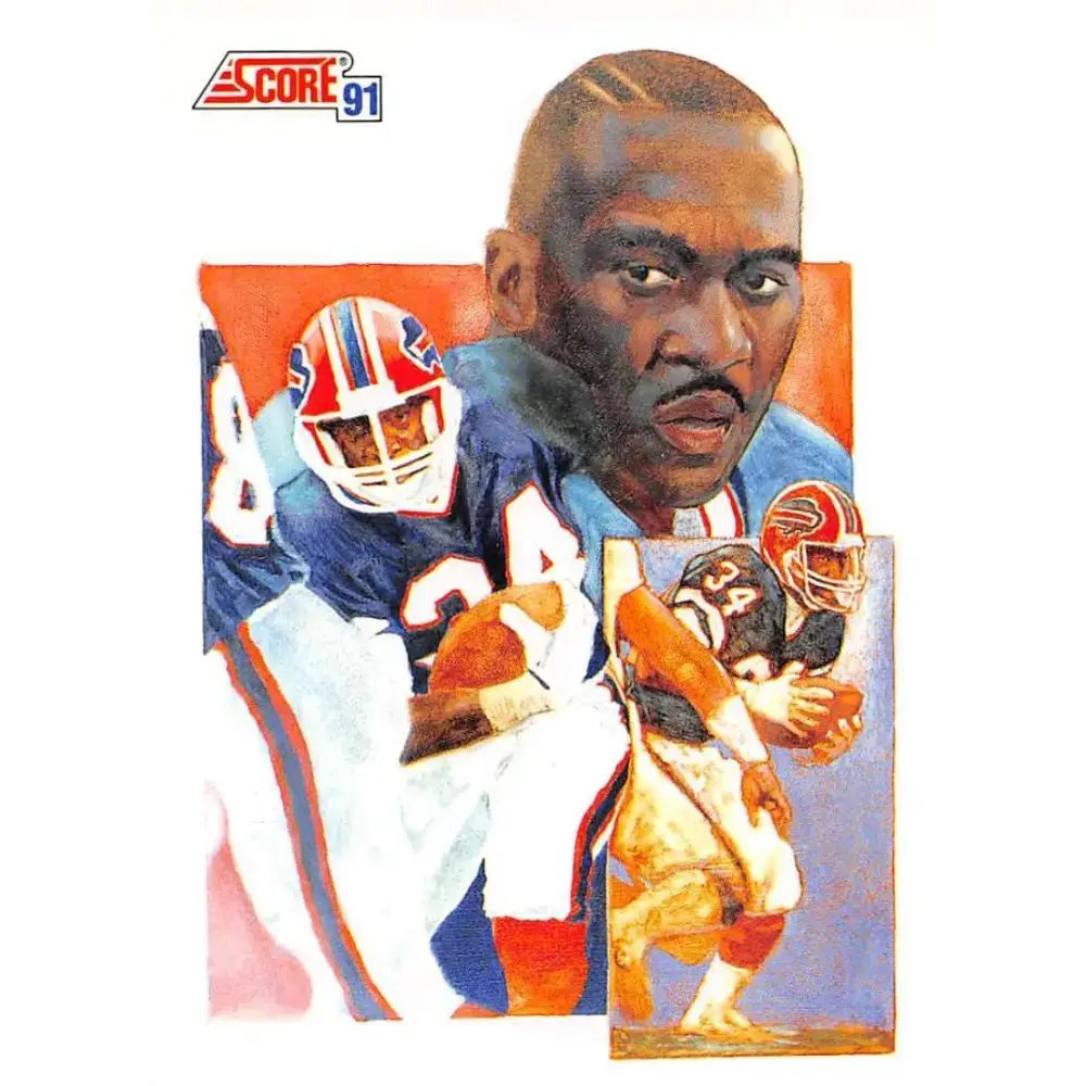 1991 Score #664 Thurman Thomas EX Excellent Buffalo Bills Football Card - Football Card Single