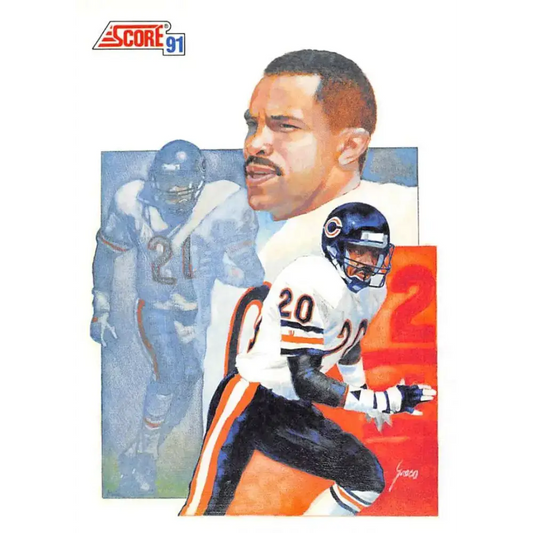 1991 Score #668 Mark Carrier EX Excellent Chicago Bears Football Card