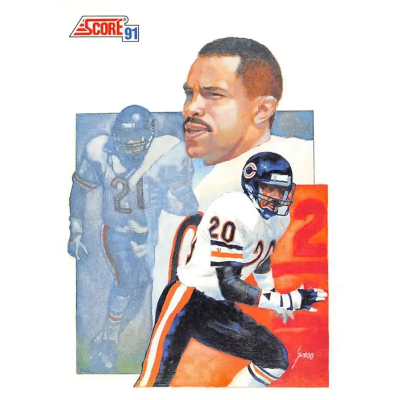 1991 Score #668 Mark Carrier EX Excellent Chicago Bears Football Card - Football Card Single