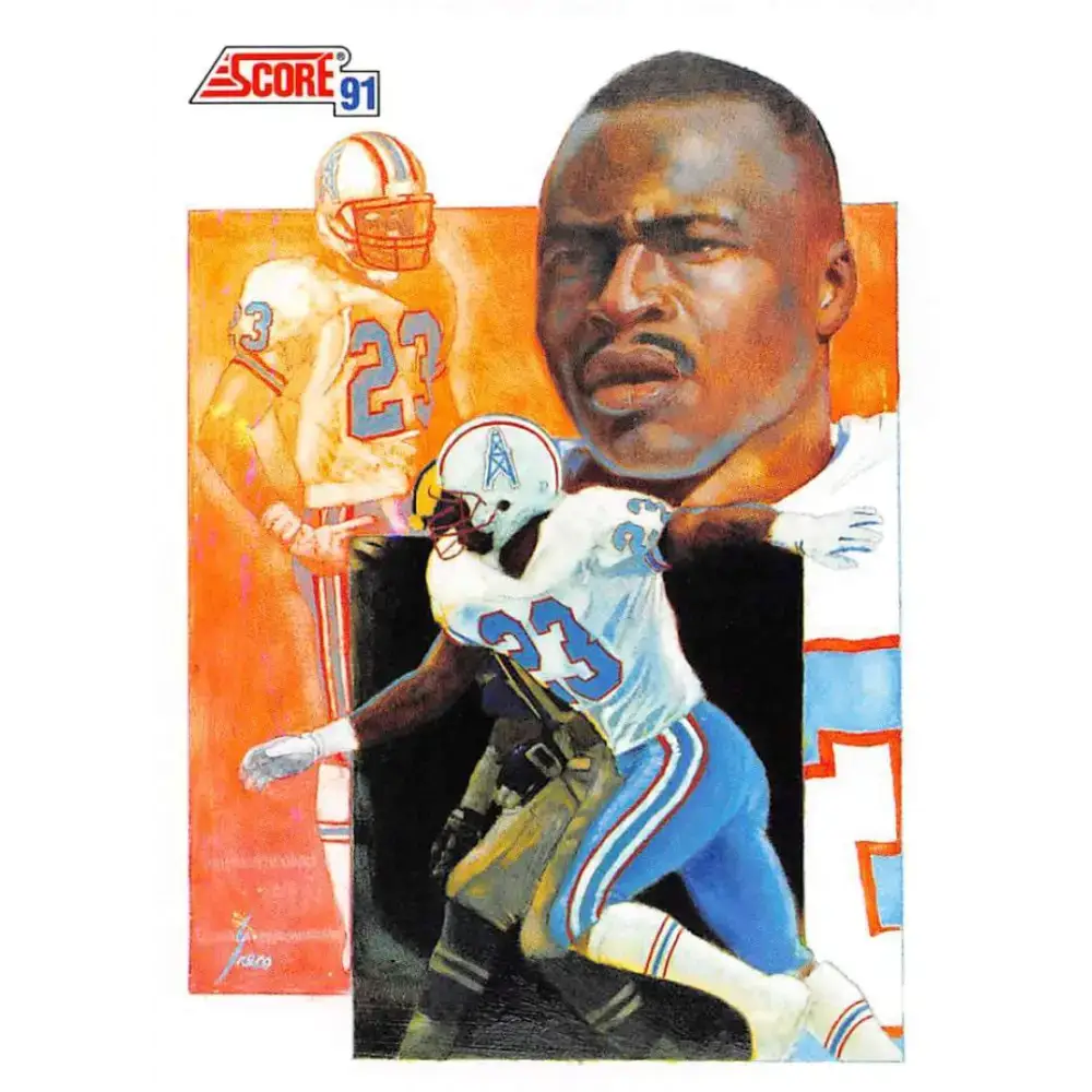 1991 Score #669 Richard Johnson EX Excellent Houston Oilers Football Card - Football Card Single