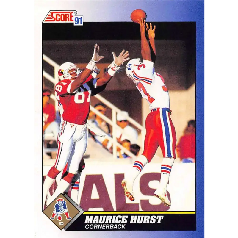 1991 Score #67 Maurice Hurst EX Excellent New England Patriots Football Card - Football Card Single
