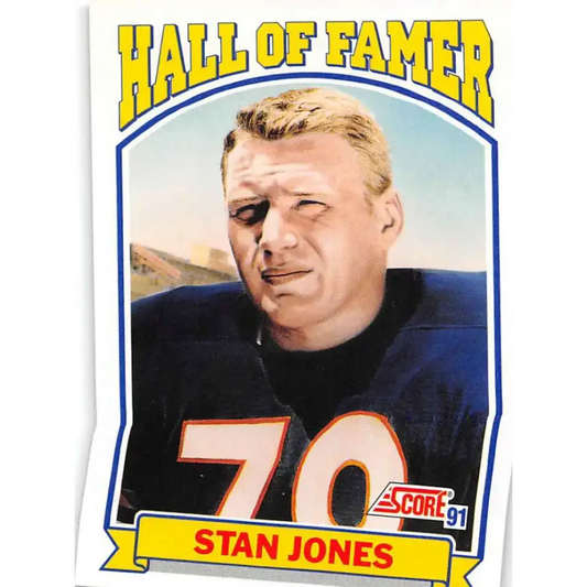 1991 Score #671 Stan Jones EX Excellent Chicago Bears Football Card