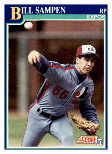 1991 Score #68 Bill Sampen EX/NM - Baseball Card Single