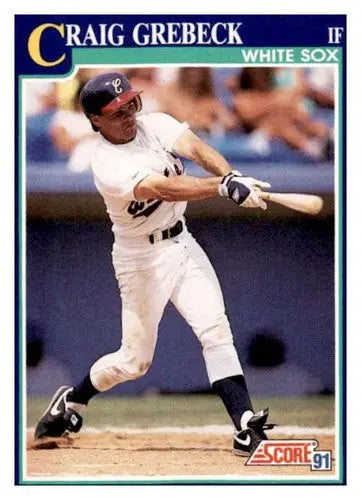 1991 Score #69 Craig Grebeck EX/NM - Baseball Card Single