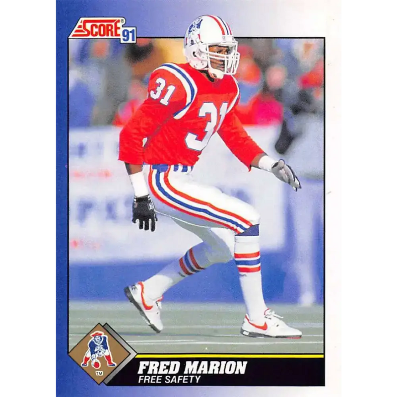 1991 Score #69 Fred Marion EX Excellent New England Patriots Football Card - Football Card Single