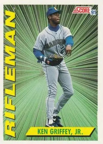 1991 Score #697 Ken Griffey Jr. NM Near Mint Mariners ID:83553 - Baseball Card Single