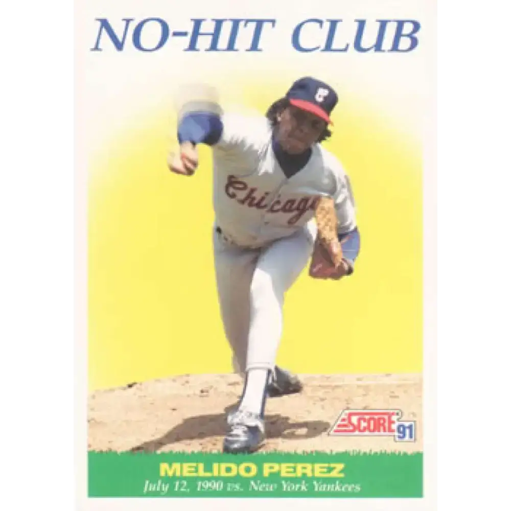 1991 Score #705 Melido Perez NM-MT Chicago White Sox Baseball Card - Baseball Card Single