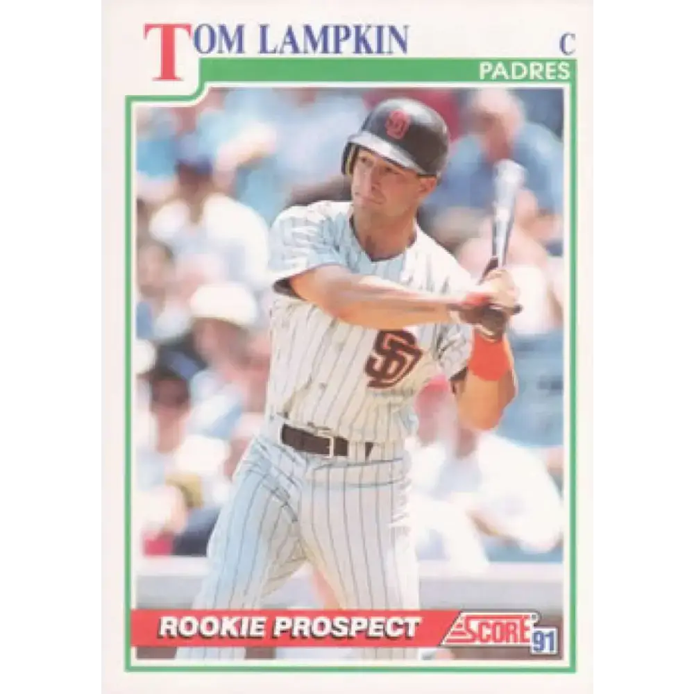 1991 Score #720 Tom Lampkin NM-MT San Diego Padres Baseball Card - Baseball Card Single