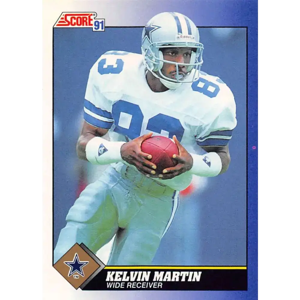 1991 Score #74 Kelvin Martin EX Excellent Dallas Cowboys Football Card - Football Card Single