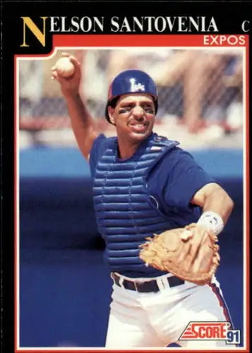 1991 Score #777 Nelson Santovenia NM Near Mint Expos - Baseball Card Single