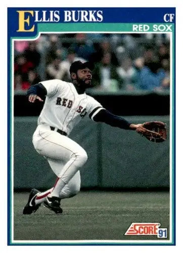1991 Score #8 Ellis Burks EX/NM - Baseball Card Single