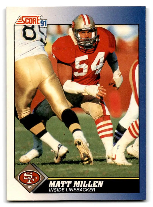 1991 Score #8 Matt Millen - Football Card Single