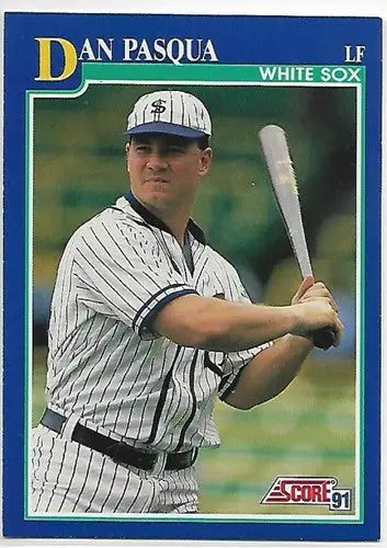 1991 Score #85 Dan Pasqua NM Near Mint White Sox - Baseball Card Single
