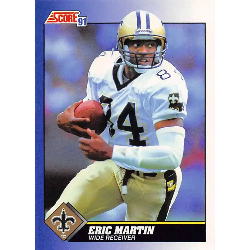 1991 Score #85 Eric Martin EX Excellent New Orleans Saints Football Card - Football Card Single