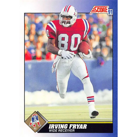 1991 Score #87 Irving Fryar EX Excellent New England Patriots Football Card - Football Card Single